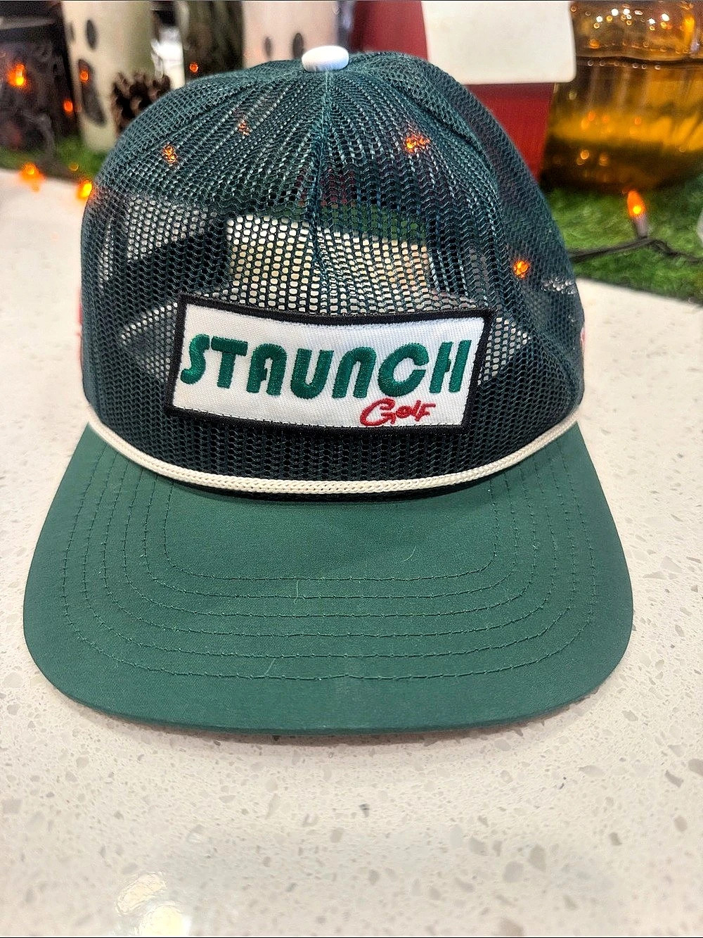 Staunch Green Mesh Trucker Hat